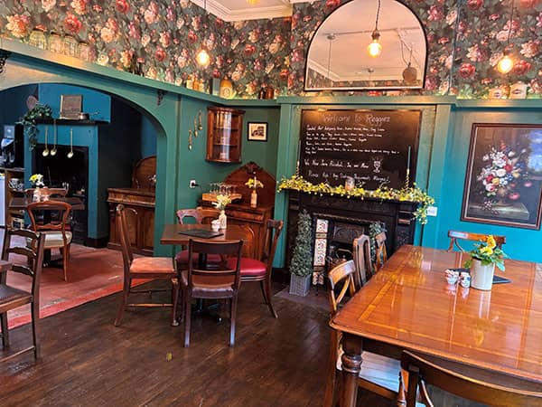 Bistro interior in Wrexham